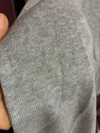 Vestido de punto gris