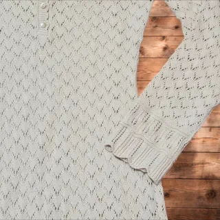 Vestido de punto calado