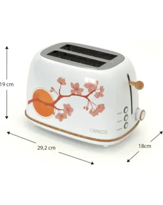 Tostadora de Pan Caprizze Kaito con Doble Ranura