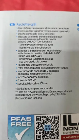 Parrilla Raclette grill Silvercrest