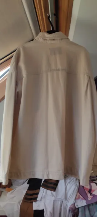 Chaqueta vaquera Pull&Bear beige Talla M