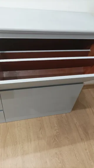 Zapatero Cajonera Gris