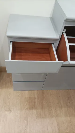 Zapatero Cajonera Gris