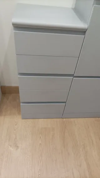 Zapatero Cajonera Gris