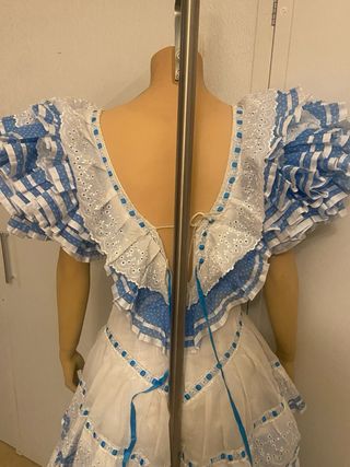 Traje Flamenca Volantes Voluminosos