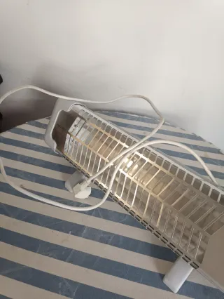 Calefactor EDM Plata y Blanco