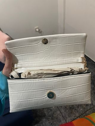 Bolso blanco para bodas