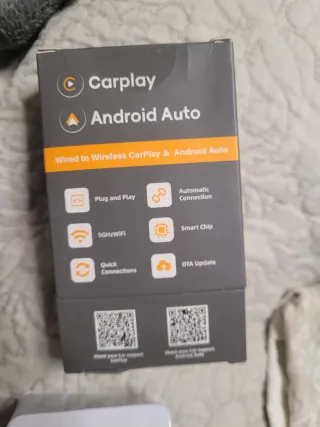 Adaptador Inalámbrico CarPlay Android Auto