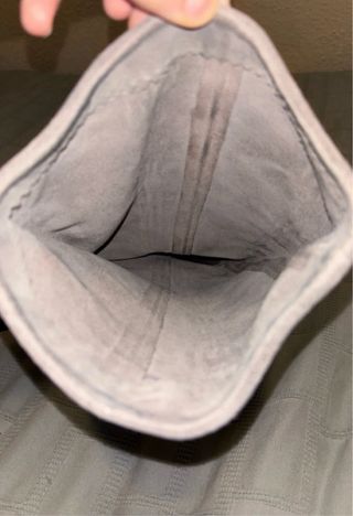 Botas altas de piel grises