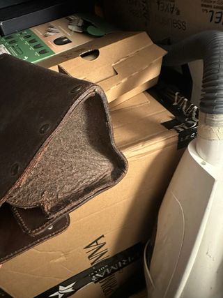 Borsetta merenda  Vintage cuoio Marrone Onyx