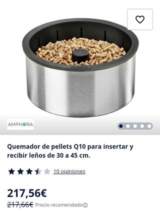 Quemador de pellets para chimenea Qaïto 10