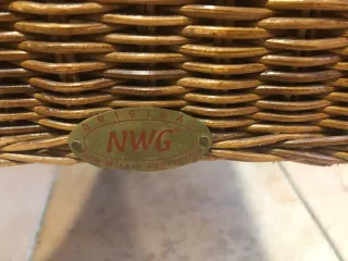 2 Sillas Mimbre y Madera de cocina