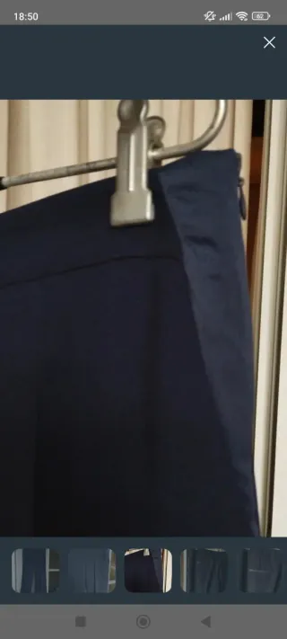 Pantalón Palazzo Zara Azul