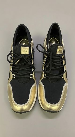Zapatillas Michael Kors Talla 39 Negro/Dorado