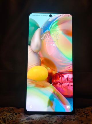 Samsung A71 Negro + Funda Transparente