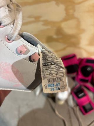 Patines Oxelo Blancos con Protecciones