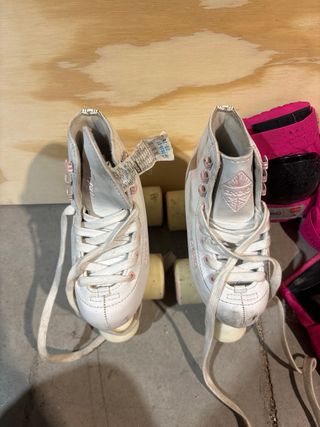 Patines Oxelo Blancos con Protecciones