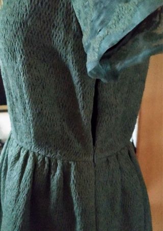 Vestido Blumarine verde claro tirando a azul