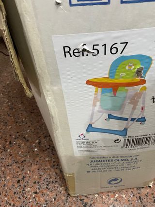 Trona / Silla de comer para bebé regulable