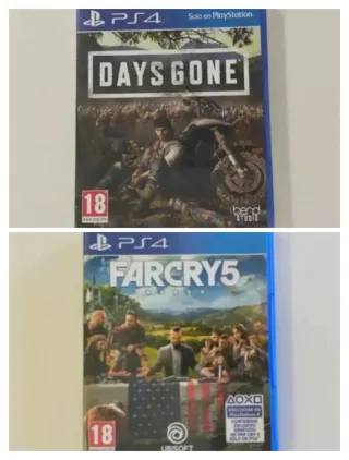 2 videojuegos PS4 (PlayStation 4)