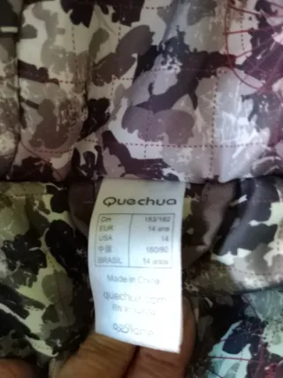 OCASION!! Parka de montaña marrón talla 14