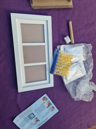 Marco de fotos huella de bebé