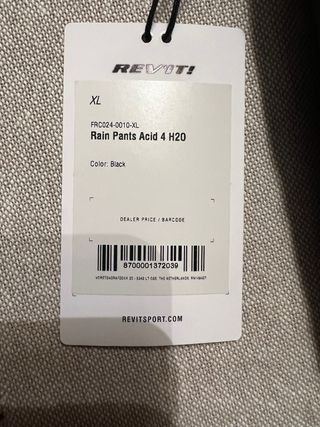 Pantalones de lluvia Revit Acid 4 H2O nuevos