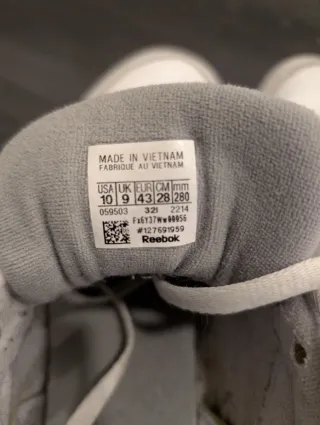 Zapatillas Reebok Classic Blancas Talla 43