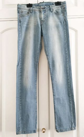 Pantalones vaqueros Zara azules