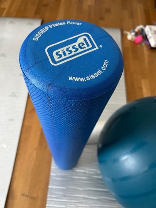 Fitball per pilates e attrezzatura sportiva