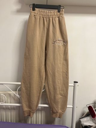 Pantalón ancho beige You Are My Soulmate