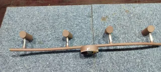 Lámpara de techo marrón metal