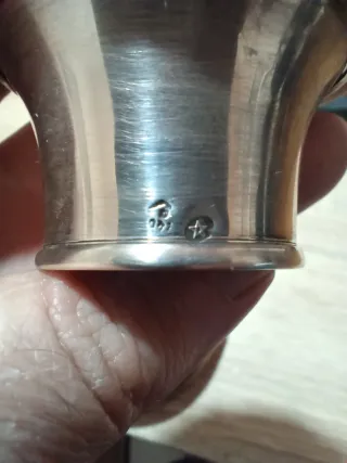 Set di toeletta in argento sterling e cristallo