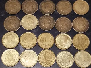 Lote 30 Monedas 1 Peseta España