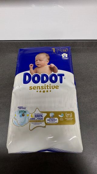 Dodot Sensitive Talla 1 - Paquete 58uds