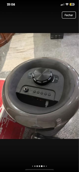 Coluna Bluetooth Nova na Caixa