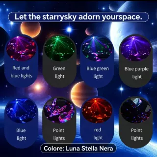 Lampada Notturna Stelle Proiettore