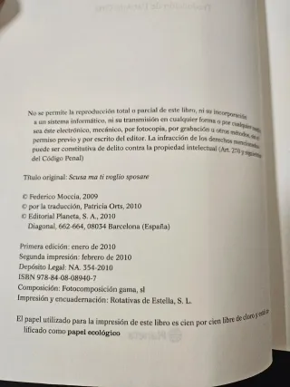Perdona pero quiero casarme contigo. Federico Mocc