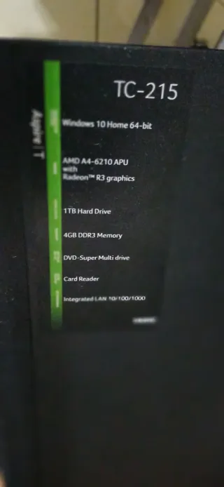 Acer Aspire PC Fisso Nero