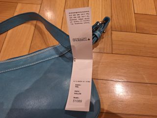 Bolso bandolera Torrens en piel azul