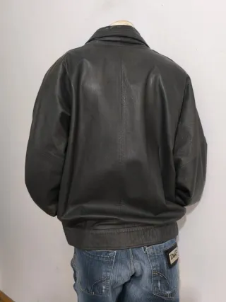 Chaqueta de cuero retro