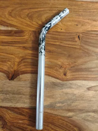 Tija sillín bici curva Rebasa