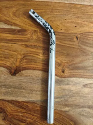 Tija sillín bici curva Rebasa