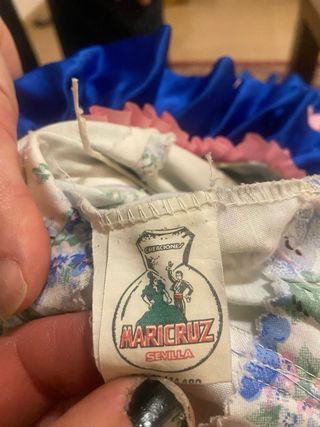 Traje de flamenca niña