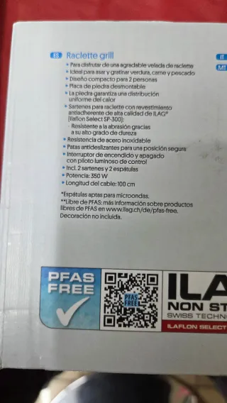 Parrilla Raclette Piedra