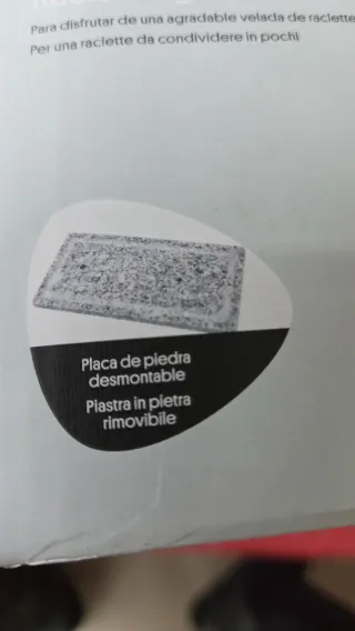 Parrilla Raclette Piedra