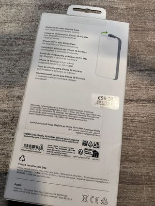 Apple Funda de silicona con MagSafe para el iPhone 16 Pro Max - Mandarina