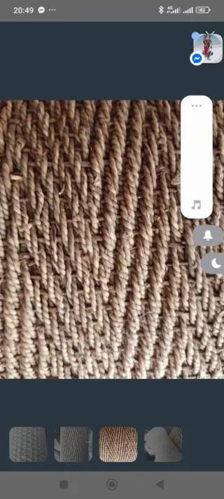 Alfombra espiga yute