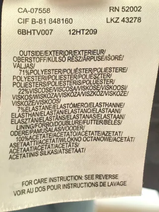 Blazer MEXX Negro Mujer T40/42 Elegante