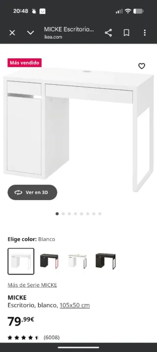 Escritorio y silla infantil